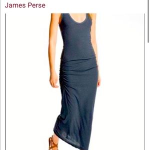 James Perse striped racerback maxi dress size 2